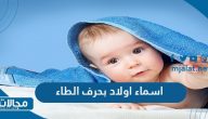 اسماء اولاد بحرف الطاء ط 2023 ومعانيها