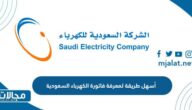أسهل طريقة لمعرفة فاتورة الكهرباء في السعودية بـ 3 خطوات