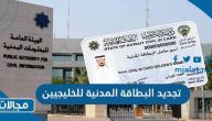 خطوات تجديد البطاقة المدنية للخليجيين في الكويت إلكترونيًا